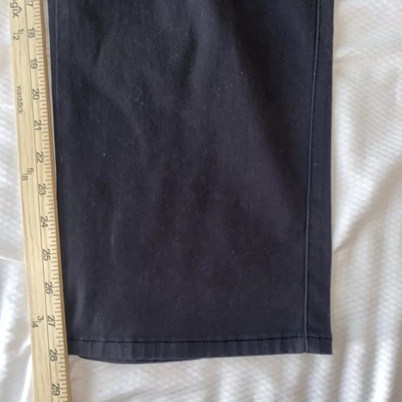 NWT RSQ Men's Small Twill Pull On Pants Black Stretch Elastic Waistband - Picture 4 of 8